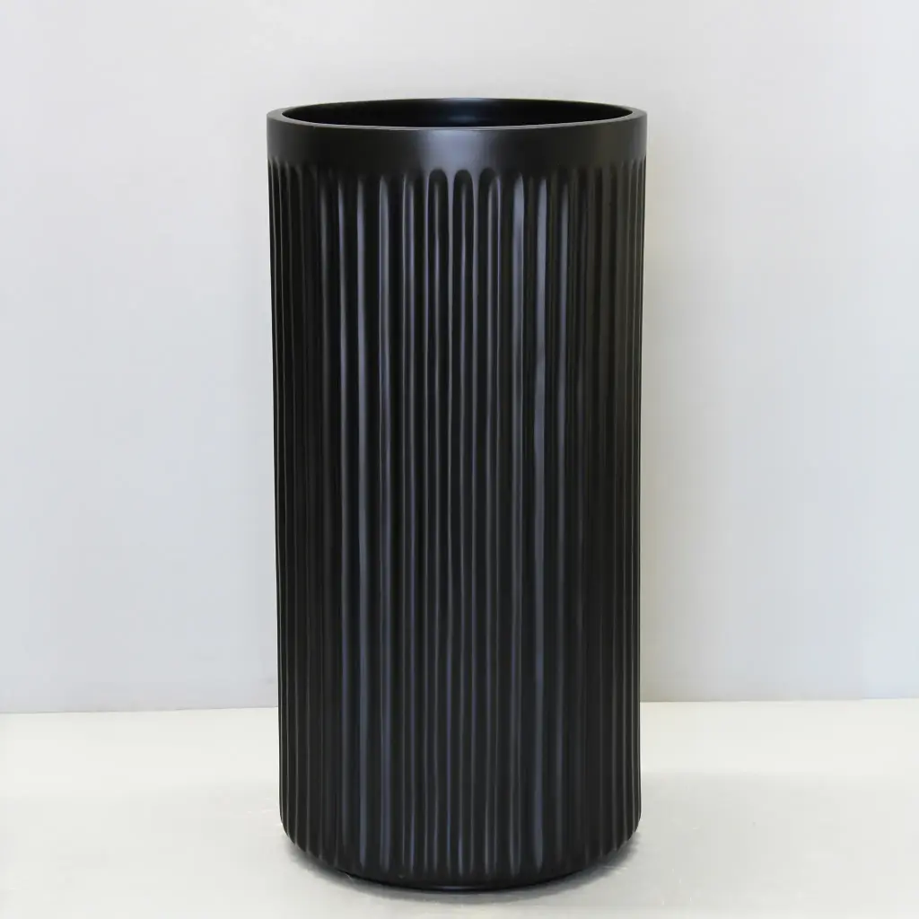 [7890.052.BK] Black Doric Cylinder (Large - D52cm x H104cm)