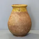 Aged Honey on Antiqued Base Biot Jar