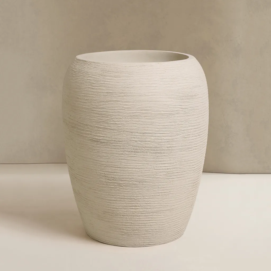 Stone White Asparagus Calix 3487 Pot