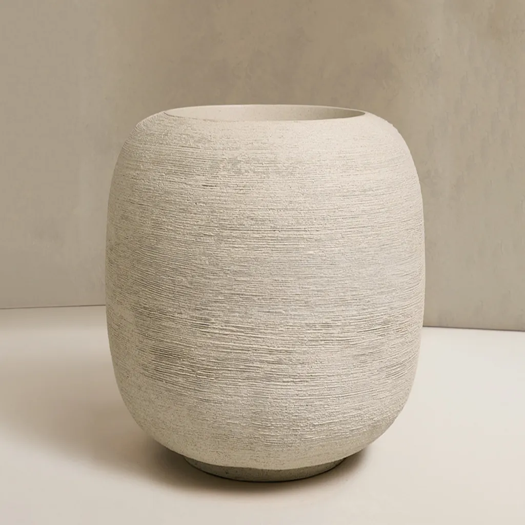 Stone White Asparagus Dolium 3318