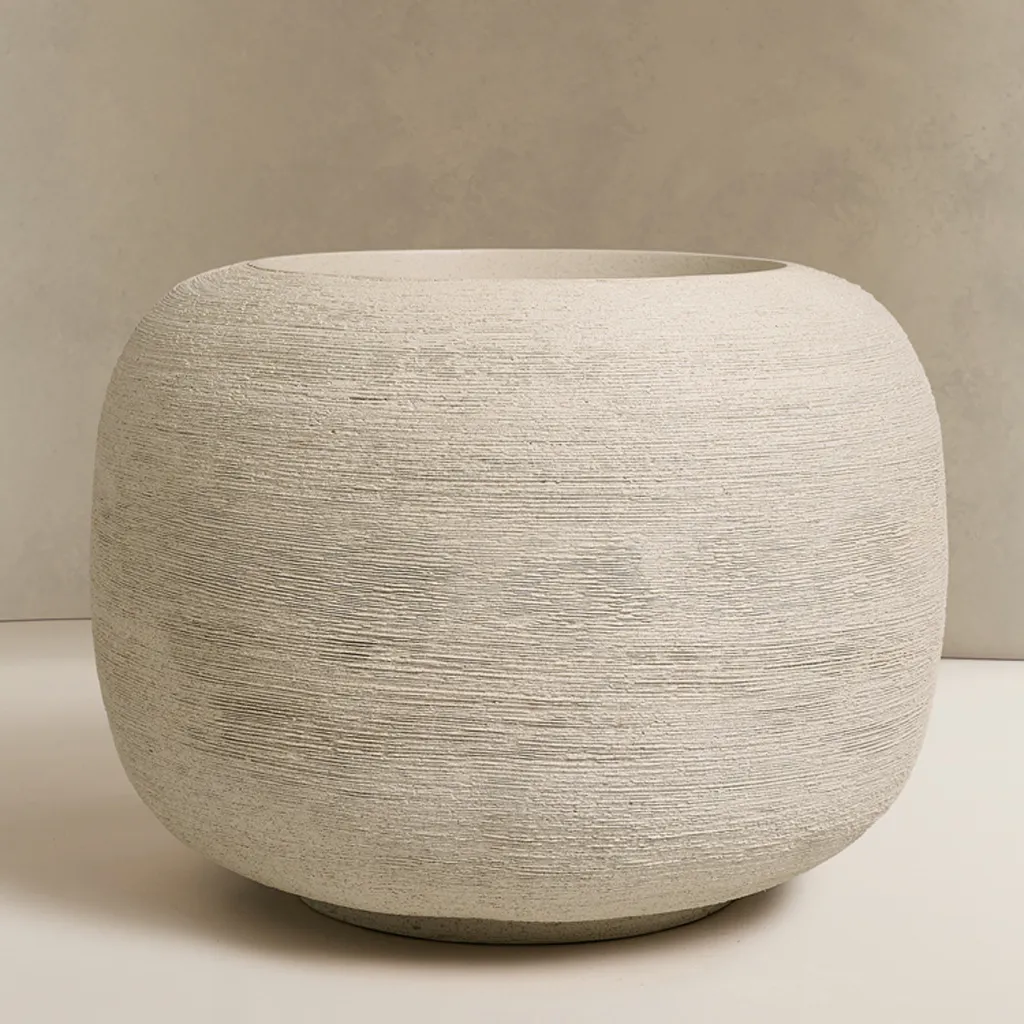 Stone White Asparagus Dolium 3298
