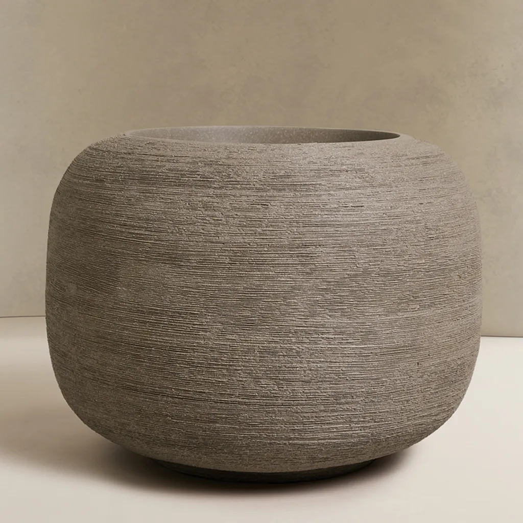 Stone Lunar Surface Dolium 3298