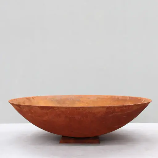 [CIW-150RS] Cast Iron Wok Firepit with trivet stand - D150cm x H37cm