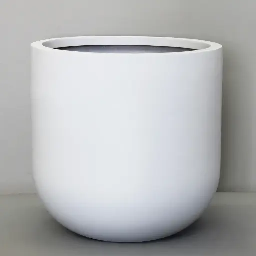 White Rotunda Pot