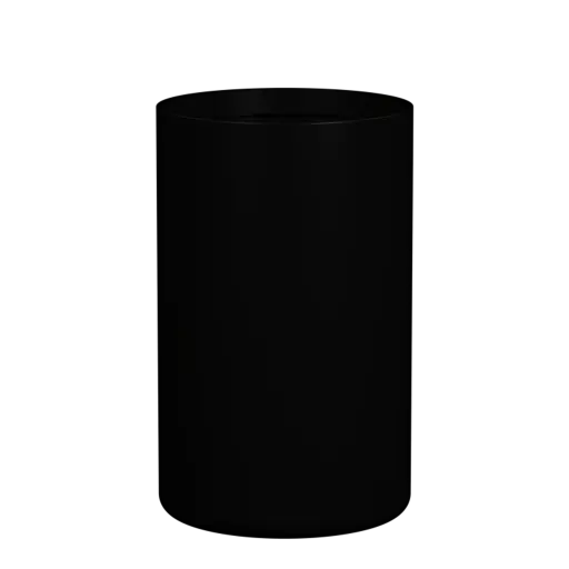 Black Plain Cylindrico