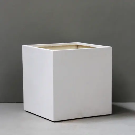 Ivory Cube Planter